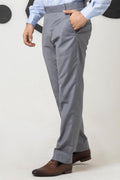 Chrome Silver Grey Formal Pant