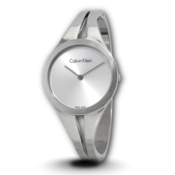 Calvin Klein Addict Silver Dial Ladies Medium K7W2M116