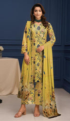 SAFA – DORIA LINEN PRINTED 3-piece - Design 09