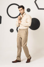 Beige Formal Pant