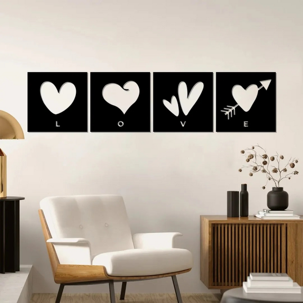 LOVE Heart Wall Art (WA0031)