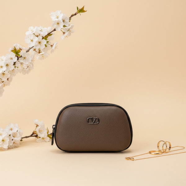 Meher Blush Mini – Elegant dark brown Crossbody Bag for Women Compact & Stylish Shoulder Purse