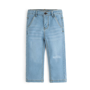 Ice Blue Vintage Wash Denim