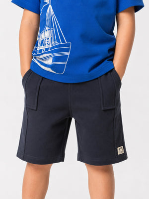 BOYS TEXTURED WAFFLE SHORTS