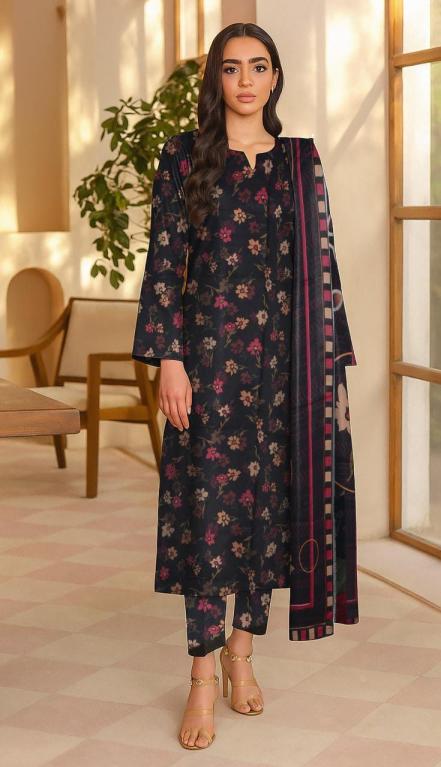 SAFA – DORIA LINEN PRINTED 3-piece - Design 08