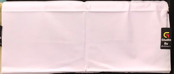 gents unStitched Suit - PURE WHITE