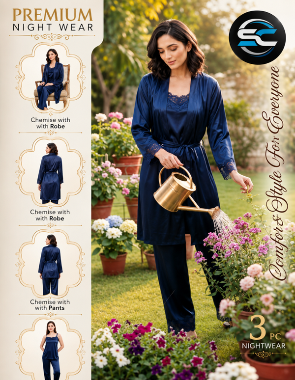 3 piece premium quality nighty