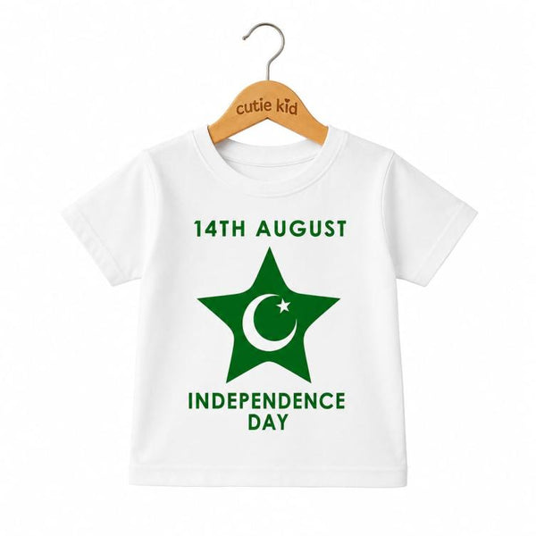 KIDS  INDEPENDENCE DAY TEE SHIRT - WHITE