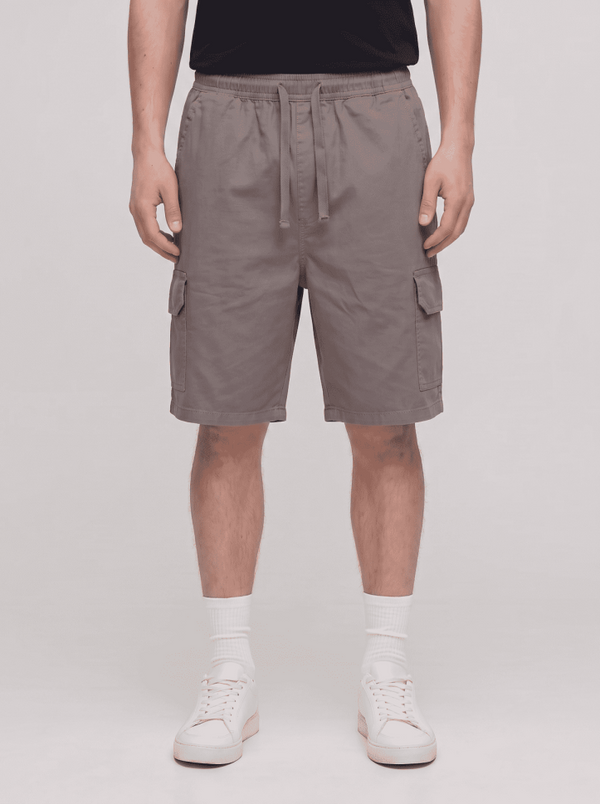 Men Cargo Shorts - Grey
