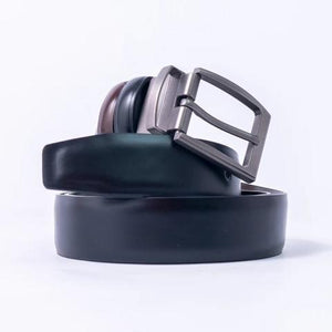 Eternity Men Black & Chocolate Brown Reversible Belt