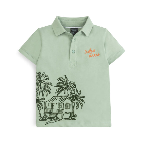 Endless Summer Printed Polo