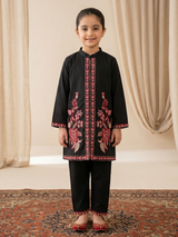Embroidered Girls Co Ord Set VG210-A