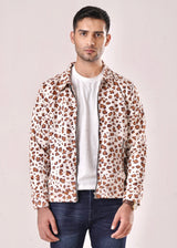 TAN LEOPARD JACKET-FT