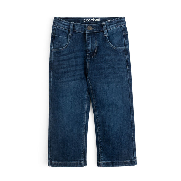 Medium Blue Straight Denim