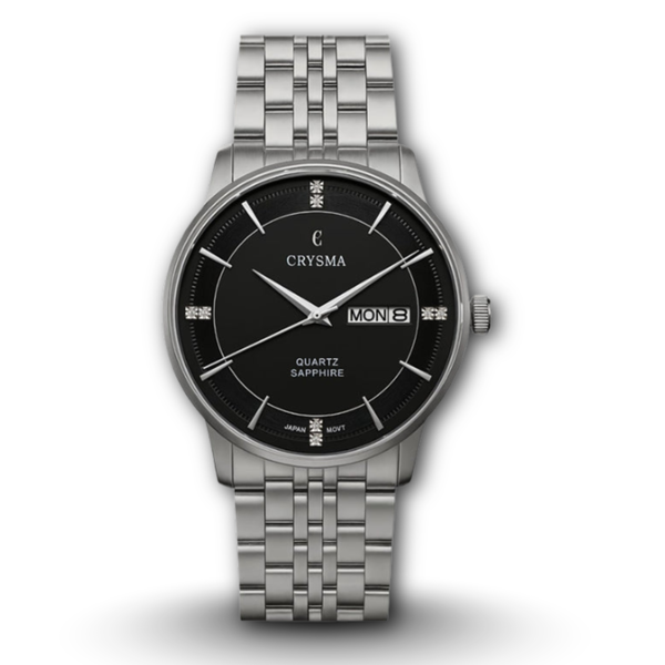 Crysma CRL9032 Dravon Quartz Stainless Steel Men’s Watch