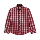 Smart Plaid Button-Up Shirt
