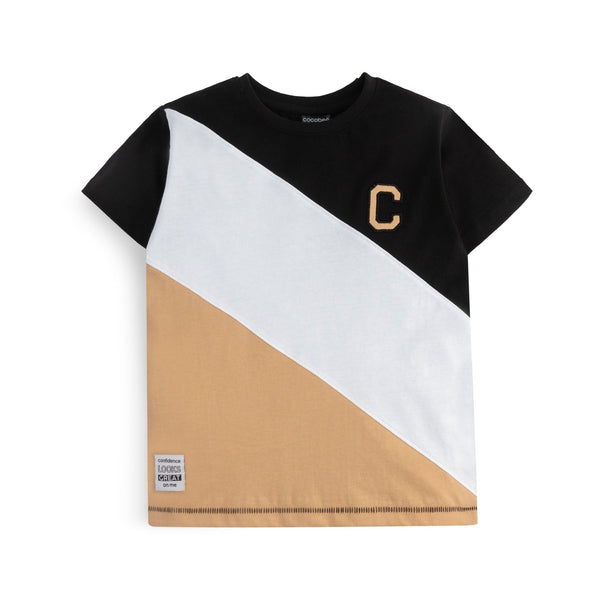 Classic Contrast Panel T-Shirt