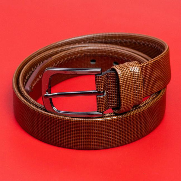 Eternity Men Caramel Doted Belt