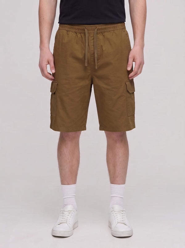 Men Cargo Shorts - Brown