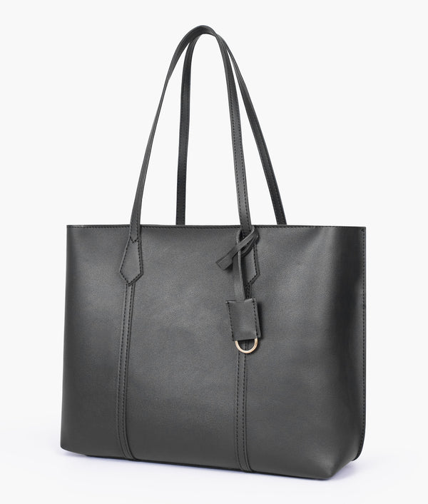 Black Luxe Everyday Tote