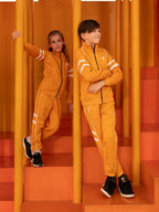 Mock Neck Tracksuit For Boys & Girls, Fleece #VWT21-C