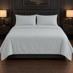 Premium Plain Bedsheet Set - Light Grey