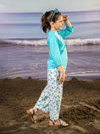 Girls Summer 2Pcs Embroidered Suit VG162-C