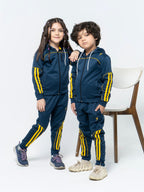 Hooded Tracksuit For Boys & Girls, Fleece #VWT05-D