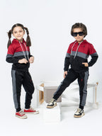 Hooded Tracksuit For Boys & Girls, Fleece #VWT06-A