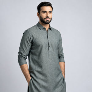 Gents UnStitched Suit - GREEN