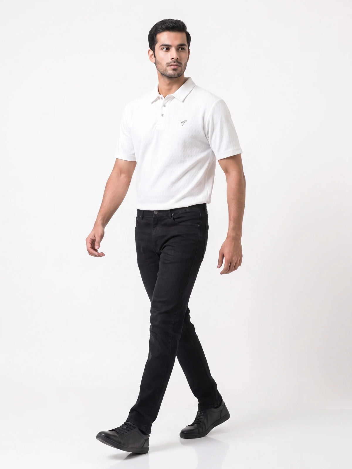 Elite Imported Cotton Textured Polo