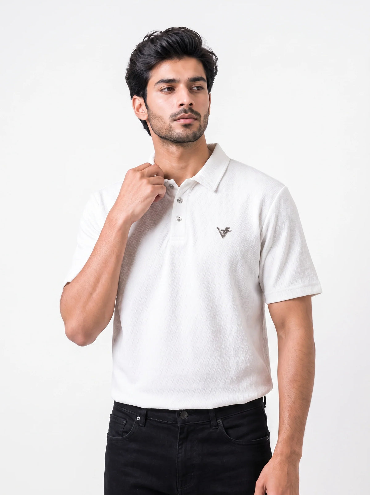 Elite Imported Cotton Textured Polo