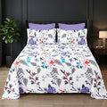 Whimsy Weave Wildflower Print Bedsheet Set on a bed